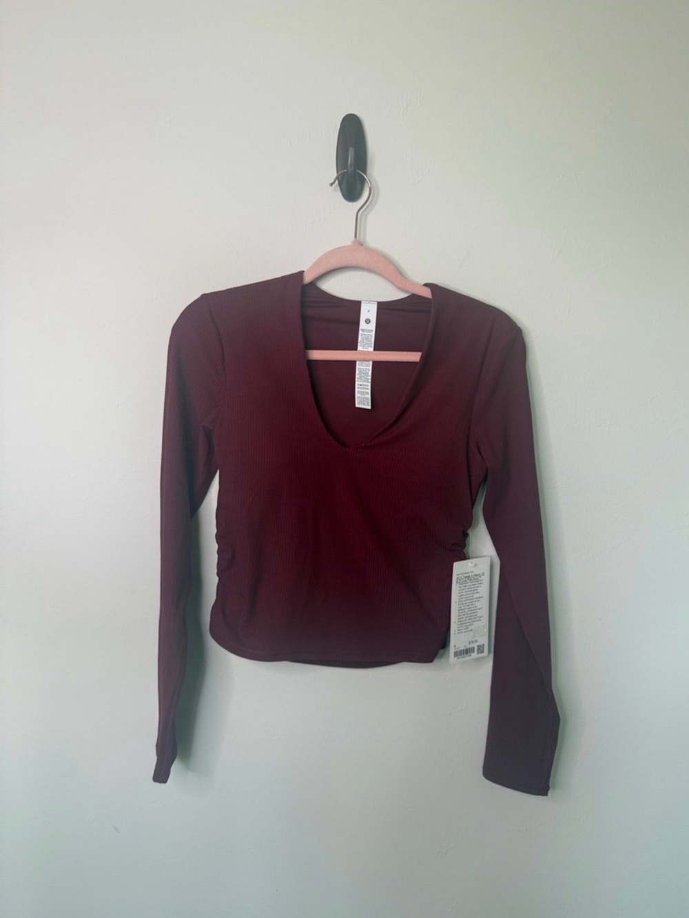 Lululemon All It Takes V Neck LS B-D cup Rib Nulu
